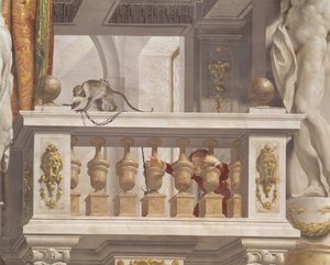 Ontvangstruimte van de Groothertog, plafond detail (detail)