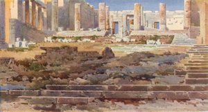 Propylaea op de Akropolis, Athene door Angelos Giallinos