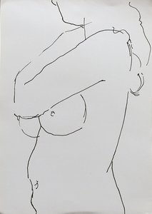 Naakt met Gevouwen Arm