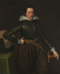 Portret van een man, c.1610 door Anglo Netherlands School