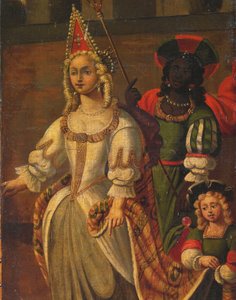 Vierdelig dubbelzijdig scherm, c.1700