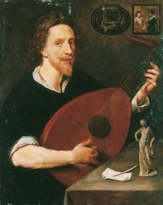 Portret van een Heer, waarschijnlijk Nicholas Lanier