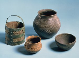 Huishoudelijke uitrusting, Angelsaksisch, waarschijnlijk 5e-7e eeuw (aardewerk)