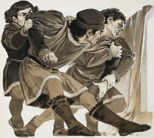 Baldaccio (1400-41) (gouache op papier) door Angus McBride