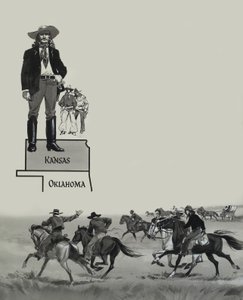 Horsemen in Kansas door Angus McBride