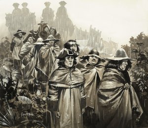 Mannen in de regen door Angus McBride
