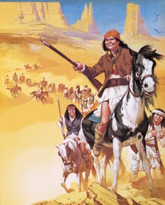 De wording van Amerika: Land van de Apache! door Angus McBride