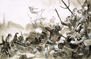De Turkse legers van Suleiman omsingelen Wenen in 1529 door Angus McBride