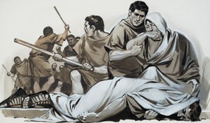 Tiberius Gracchus (gouache op papier) door Angus McBride