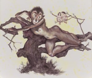 De Vervet In De Boom, 2019 door Anita Kunz