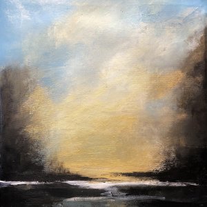 Gouden Horizon-gloed