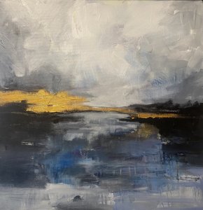 Weerspiegeling van de Gouden Horizon door Anna-Karin Bergius