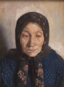 De Vrouw van een Oude Visser door Anna Ancher