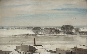 Uitzicht vanuit de serre