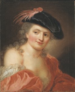 Zelfportret door Anna Dorothea Lisiewska