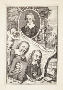 Groepsportret van leden van de Sehested-familie