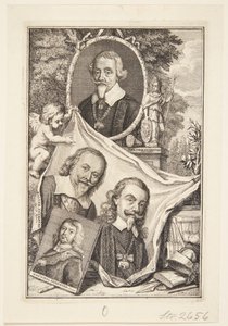 Groepsportret van leden van de Sehested-familie