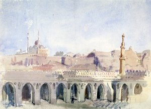 Een Byzantijnse stad, ca. 1864-1930 door Anna Lea Merritt
