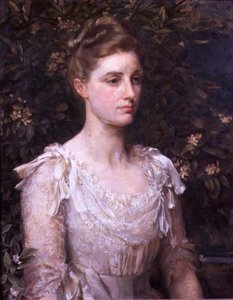 Portret van Cecilia Farrer door Anna Lea Merritt