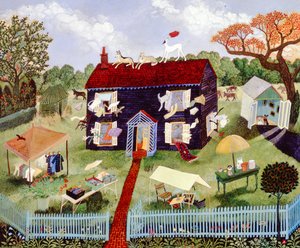 Alles moet weg, 2006 (acryl) door Anna Pugh