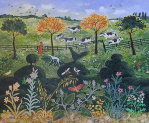 Dichtbij  veraf, 2015 (acryl) door Anna Pugh