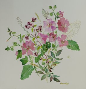 Stilleven bloemen 3 , 2021 (schilderij) door Anna Pugh