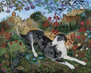 Op adem komen, 2013 (acryl) door Anna Pugh