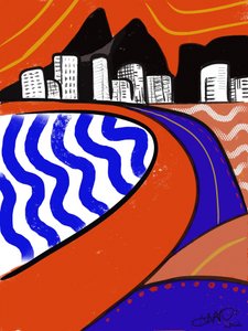 Een levendige reis langs de kust door Anna Viklund