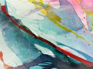 Levendige, vloeiende kleuren door Anna Viklund