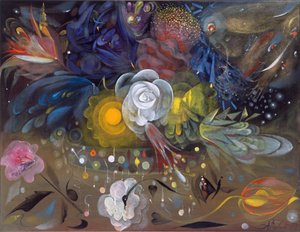 De bloemen van kleine Ida, 2008 (olieverf op Belgisch linnen)