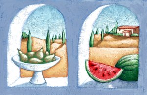 Italiaans Landschap door Annalisa Morrocco