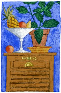 Stilleven met ananas, 2010