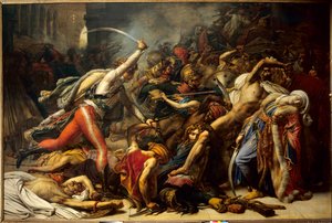 De opstand van Caïro, 21 oktober door Anne Louis Girodet de Roucy Trioson
