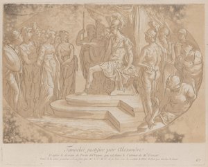 Alexander de Grote bevrijdt Timoclea, ca. 1729-1740