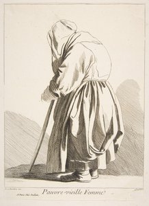 Een arme oude vrouw door Anne Claude Philippe de Caylus