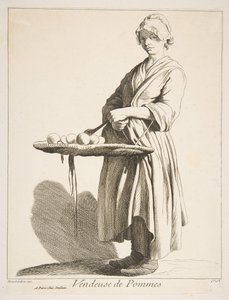 Appelverkoper, 1746 door Anne Claude Philippe de Caylus