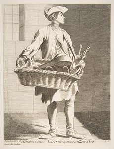 Keukengerei Verkoper door Anne Claude Philippe de Caylus