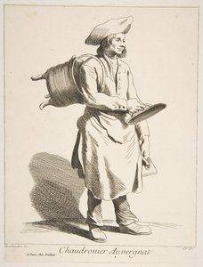 Kopergieter uit Auvergne, 1737 door Anne Claude Philippe de Caylus