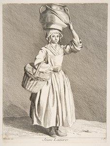 Jonge melkmeid, 1737