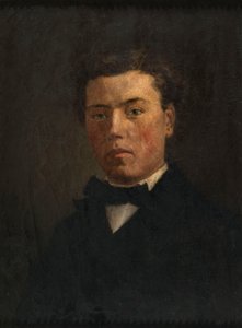 Portret van Jean-Baptiste Camille Corot 1796-1875, 1828 door Anne François Arnaud