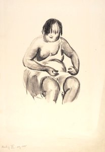 Mending III door Anne Goldthwaite