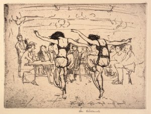 Nieuwjaarsnacht - Café Versaille door Anne Goldthwaite