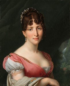 Portret van Hortense de Beauharnais, Koningin van Holland door Anne Louis Girodet Trioson