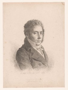 Portret van Marie Philippe Coupin de la Couperie door Anne Louis Girodet Trioson