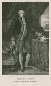 Carlo Buonaparte door Anne Louis Girodet de Roucy Trioson