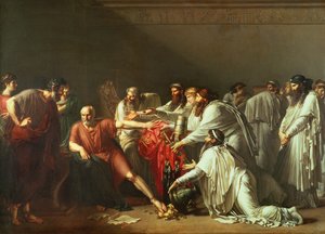 Hippocrates (ca. 460-ca. 377 v.Chr.) Weigert de Geschenken van Artaxerxes I (overleden 425 v.Chr.) 1792