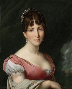 Portret van Hortense de Beauharnais, Koningin van Holland, ca. 1805-1809 door Anne Louis Girodet de Roucy Trioson