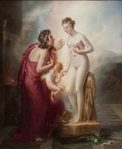 Pygmalion en Galatea door Anne Louis Girodet de Roucy Trioson