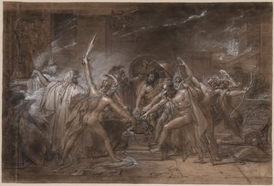 De eed van de zeven leiders tegen Thebe, ca. 1800