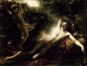 De Slaap van Endymion, 1791 door Anne Louis Girodet de Roucy Trioson